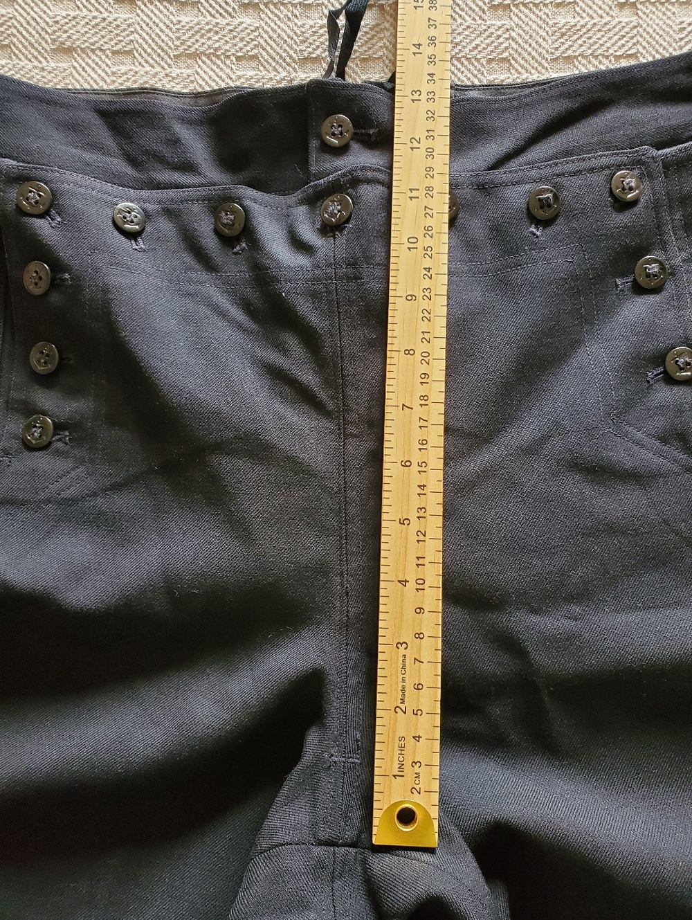 VTG Collectors Item- 80s USS Long Beach Navy Dress Blues "Crackerjack" Set - Picture 16 of 16